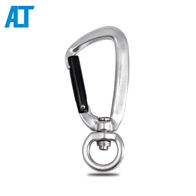 Heavy Duty Auto Lock Carabiner, 4KN 7075 Aviation Aluminum Buckle for Secure Pet Leash & Climbing Gear