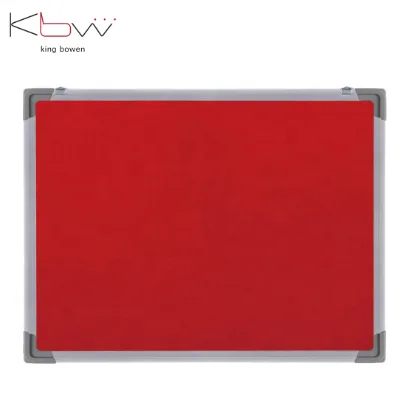 KBW Wall Mount Aluminum Framed Cork Board Double Sided Notice Board/Bulletin Board