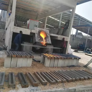 20 Ton ZVS Induction Furnace Electric Automatic Metal Melting Furnace with Motor for Metal Application