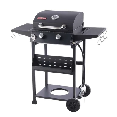 Gas Grill Outdoor BBQ Heavy Duty Steel Frame Multi Function Cooking Rack Supplier for Catering Service and Food Stall Use