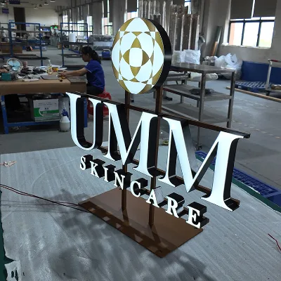 Personalized 3D Logo Signage Illuminated LED Light Business Sign Advertising Led Sign Board for Beauty Salon Spa