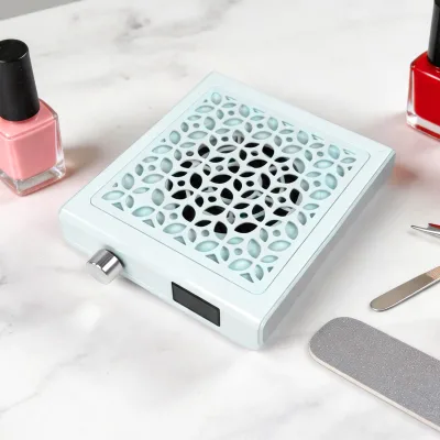 High Quality Powerful Heat Dissipation Ultra-Strong Suction Power Brushless Turbine Powered Mini Nail Dust Extractor Collector