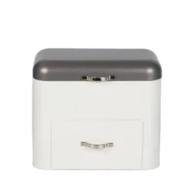 Double Layer Bread Box for Kitchen or Food Storage