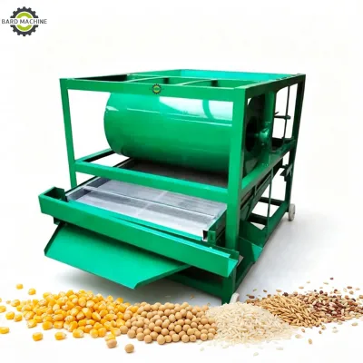 Household Vibrating Wind Grain Separator, Grain Cleaning Sieve for Corn, Wheat, Paddy, Sorghum and Soybean Processing