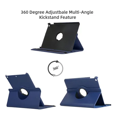 For Redmi Pad 2 360 Degree Rotating Case 2025 Model PU Leather Protective Cover With Stand for Tablet Watching and Office Use