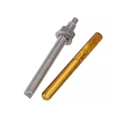 M8 Hex Stainless Steel Chemical Anchor Bolt Resin Chemical Stud Fastener