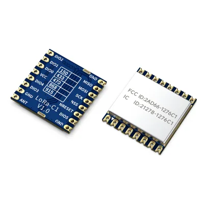 LoRa127X-C1 FCC /IC Certified FSK/GFSK Modulated 100mW SPI Port 4Km Remote Spread Spectrum Remote Wireless Communication Module