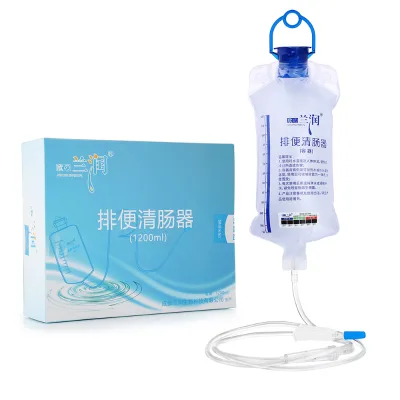 1200ML Reusable Douche Bag Enema Kit for Sex Use