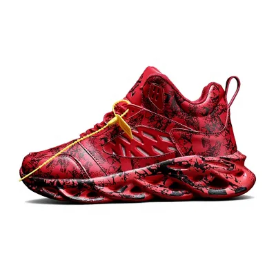 Cross-border Mens Trendy Versatile Thick-soled Height-increasing Korean-style Breathable Synthetic Leather Upper Shoes