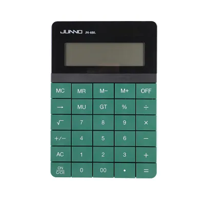 Custom 12-Digit Electronic Solar Powered Office Financial Calculator Dual-Mode Twoway Solar Energy Manufac