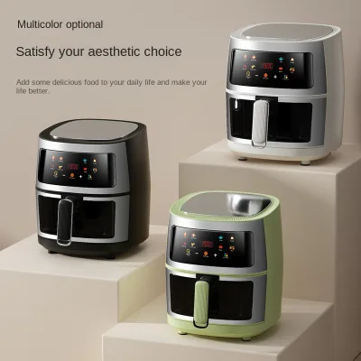 Silver crest Home Air Fryer New Large Capacity Touch Screen Fully Automatic Home Overheating Protection Multi-function Air Fryer