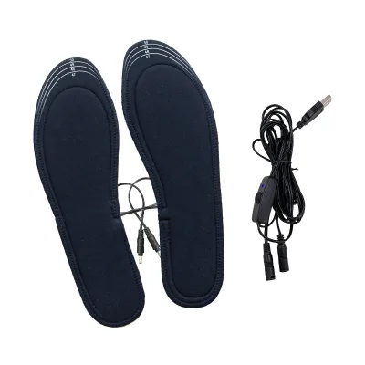 OEM High Heating Efficiency Electric Heated Insoles Heated Insole Winter Warming Foot Warmer Heated Insoles
