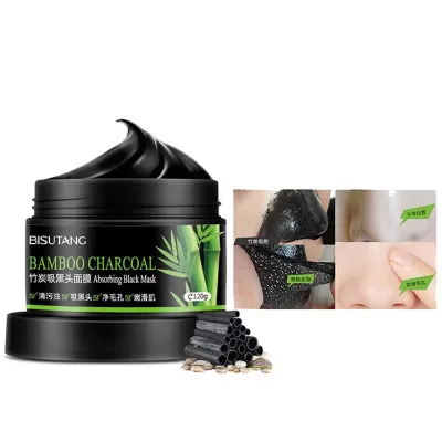 OEM Bamboo Charcoal Peel-Off Black Mask Deep Cleansing and Blackhead Remover for Acne Scars and Blemishes Use on Face