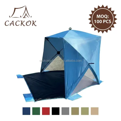 Automatic Beach Hubble Tent for 3-4 People, Suitable for Beaches, Parks, and Campsites