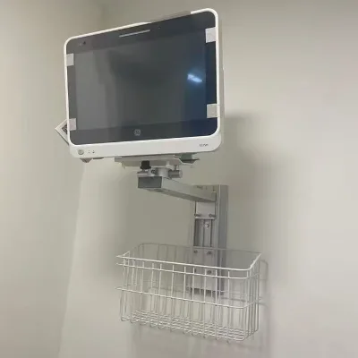 Hospital Adjustable Medical Monitor Arm Patient Monitor Wall Mounted Bracket with Rotation and Tilt Function