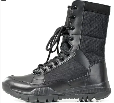 Durable Breathable Boots Desert Tactical Shoes for Outdoor Hiking Land Warfare Waterproof PU Rubber Insole OEM Logo