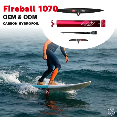 Fireball 1070 Ultra High Modulus Carbon Hydrofoil Wing Pump Foil, Wing Foil, Downwind Foiling, High Performance Foil Surfing
