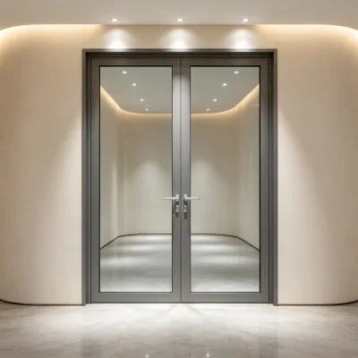 Sealed flat doors block noise and retain warmth