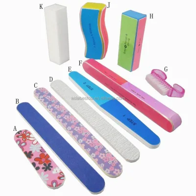 Factory Wholesales OEM Design Different Shape Polishing Mini Nail Files