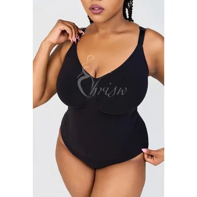 SMOOTH FORM BODYSUIT High Elastic Adjustable Strap Bodysuit Tummy Control Invisible Postpartum Recovery Open Crotch Body Shaper