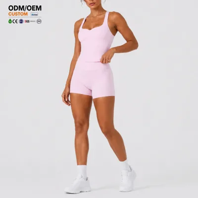 Women Push up Bra Crop Yoga Top Set Breathable Quick-Dry Running Fitness Pilates Yoga Outfit Gym Wear Workout Two-Piece Set