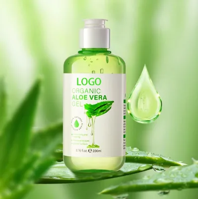 High Quality Private Label Aloe Vera Gel Herbal Based Sunburn Relief for Body Deeply Hydrates and Nourishes Sun-Damaged Skin