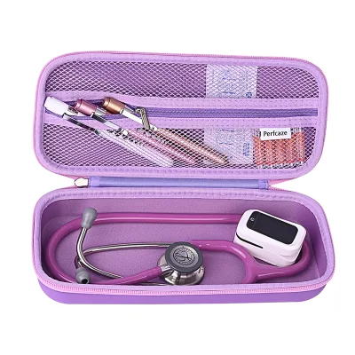 Portable Oem Odm Carrying Stethoscope Case With Pocket for Nurse Accessories for Carry Littmann Medical Stethoscopes Organizer
