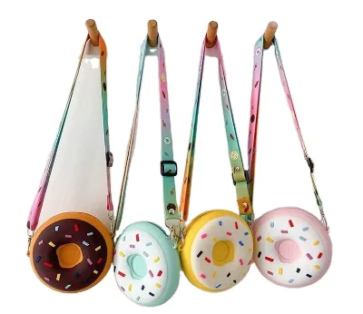 2024 New Design Colorful Product Fashion Wholesale Handbags Supplier Toddler Girls Kids Bags Purses Silicone Coin Purse