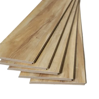 Smooth Wood Laminate Flooring Cheap Building Material-MDF HDF 7mm 8mm 10mm 12mm