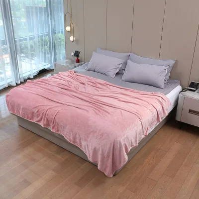 Office Nap in Spring and Summer Coral Fleece Blanket Sofa Cover Blanket