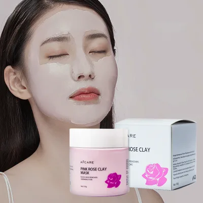 Cleansing Mud Mask Silicone-free Moisturizing & Black Head Remover and Charcoal & Rose Clay Mask Private Label