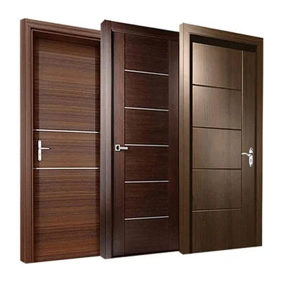 Modern Chinese Style Single Interior Door Factory Direct Solid Wood/MDF Plywood Leaf French Design for Bedroom/Hotel