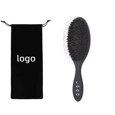 Boar Bristle Hair Brush Air Cushion Paddle Scalp Massage Detangling Smooth Salon Professional Styling Volumizing Women Wholesale
