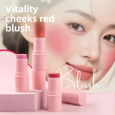 Long Lasting Cruelty Free Vegan Mineral Makeup Blush Stick Daily Use Matte Finish Private Label Lip and Cheek Tints Pink