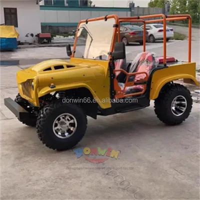 Popular Cheap Outdoor Fuel Model 350CC jeep Mini jeep Off-road Hunting Car Golf Cart Suitable for Friends Travel