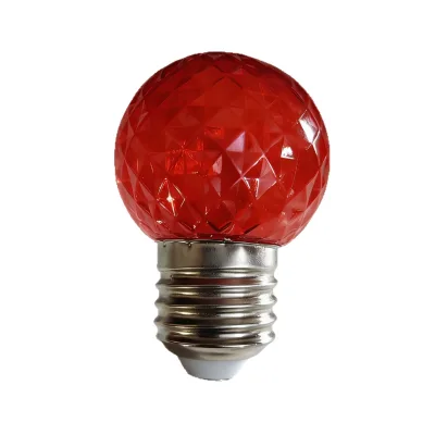 Red Green Yellow Blue Crystal LED Bulb Festive Decorative Mood Light Outdoor Creative Bubble Lamp Ornamental Light