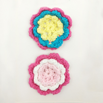 Wholesales Colored Handmade Crocheted Flowers