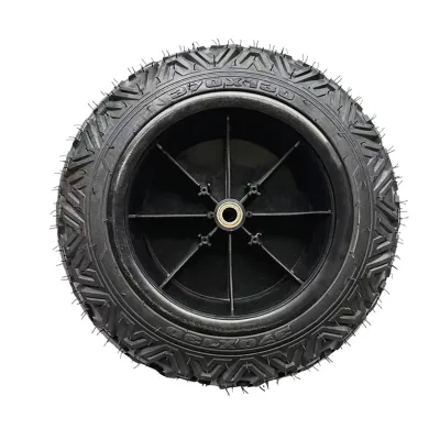 New Pneumatic Rubber Wheel 370x130 All-Terrain Tire Rim for Can-Am Pro Car Anti-Skid Retrofit/Upgrade Replacement Wheel US&Euro