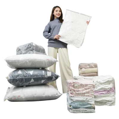 Custom Logo Extra Large Capacity Vacuum Valve Mattress Vacuum Storage Seat Bag For Clothes Three-dimensional bag