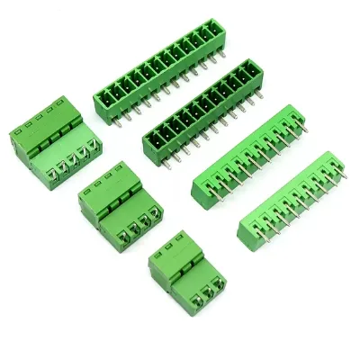 KF2EDGK-3.5 15EDGK-3.5 2P-16P 3P 4P Pluggable Connector Terminal Plug 3.5mm Pitch Complete set with straight and curved needle