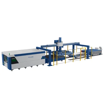 Hans Laser Loading Unloading Machine PLC Controlled Automatic Fiber Cutting Sheet Metal Production Line CE/ISO Certification