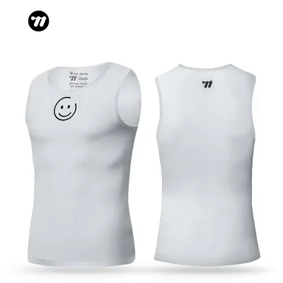 WEST BIKING Men Cycling Base Polyester Running Sleeveless Jersey Sweat Wicking Breathable Mesh Outdoor Sport Vest Shirt