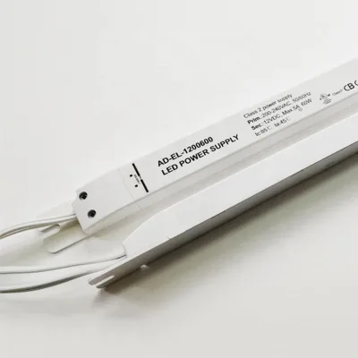 Direct Factory Price Slim Smart AC-DC Waterproof Plastic Single Output LED Driver Power Supply for LED Light Box