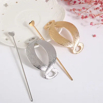 New and Unique Hollow-Out Hair Accessories Ancient-Style HairPin Silver Alloy Electroplated Hair Accessories Headpieces