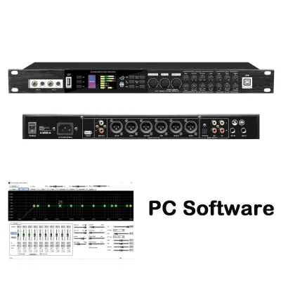 MiCWL Digital Audio Effector Processor KX-500 Stage Microphone BT WiFi Laptop PC Software