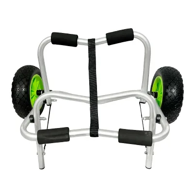 Kayak Cart Beach Wheels Stand Upright Kayak Rack Kayak Trolley With Solid PU Wheels