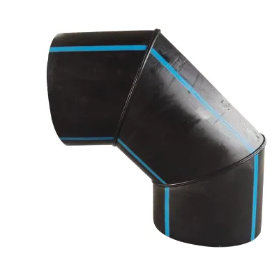 Customization Large Diameter HDPE Pipe and Fittings Fabricated HDPE Tee Butt-welding Pipe Segmented Fittings for Water Use