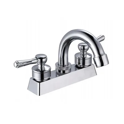 Dual-handle Modern Faucet for Hotel Use Touchless Sensor Cold Water Bathroom Sink Washbasin With Ceramic Valve Core Material
