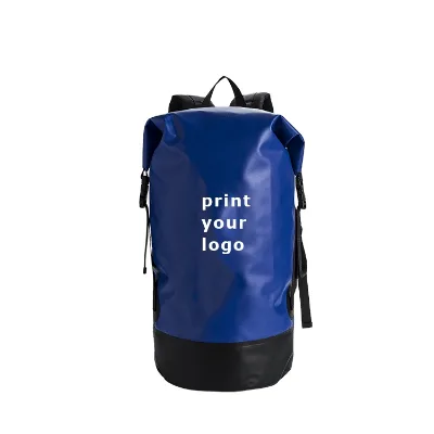 Custom Logo 120L PVC Material Waterproof Diving Equipment Bag for Camping Back Pack for Water Sports-Kayak Surfing Lightweight