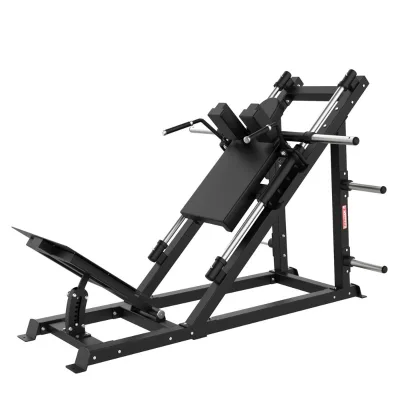 Hot Selling New Pin Load Leg Press Machine Fitness Lateral Leg Press Hack Squat 45 Degree Machine Weight Plates Loading Fitness